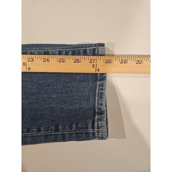 Ash & Erie Straight Leg Jeans Mens 31x28 Blue Stretch Denim Medium Wash - Picture 11 of 14